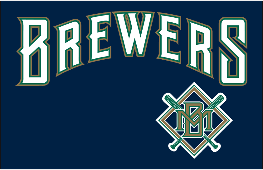 Milwaukee Brewers 1994-1996 Jersey Logo fabric transfer